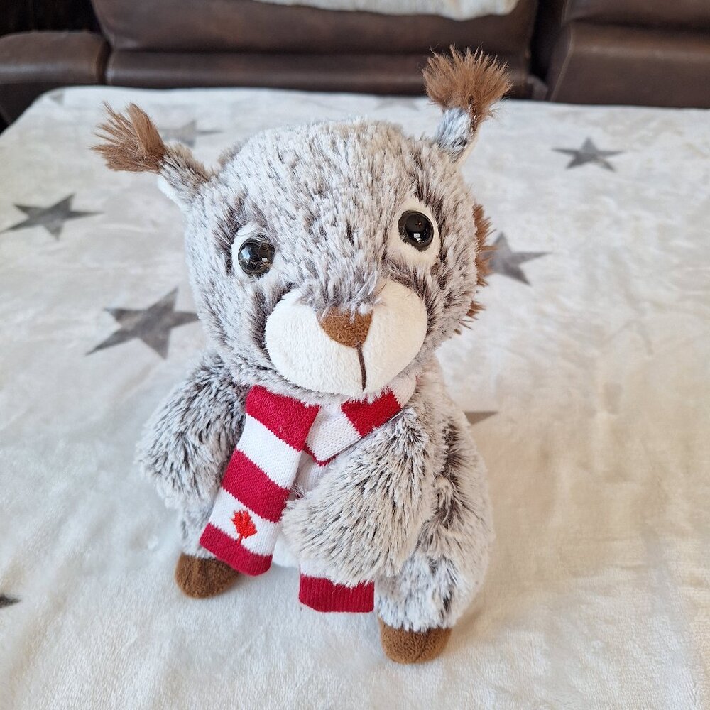 Canadian Pal From Royal Specialty Sales Plush Stuffed Canadian Squirrel W/Scarf
